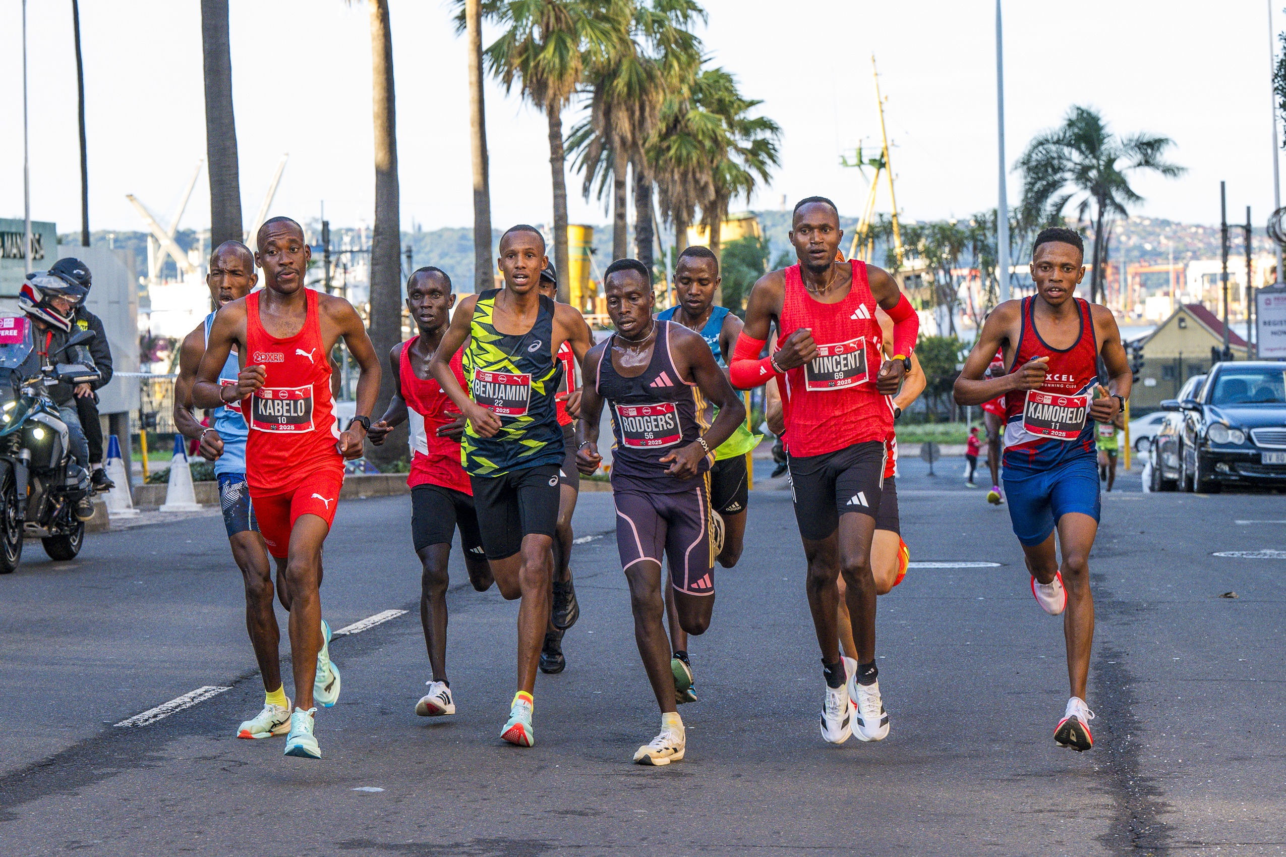 Elite Men at Absa RUN YOUR CITY DURBAN 10K 2025 by Anthony Grote